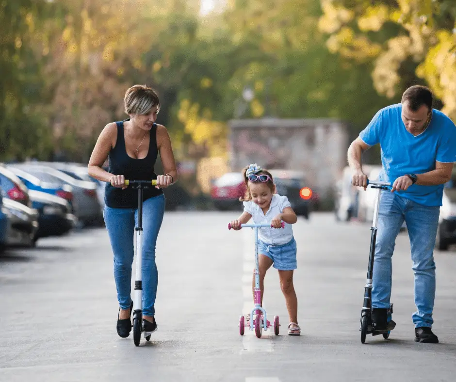 Ballade en trotinette