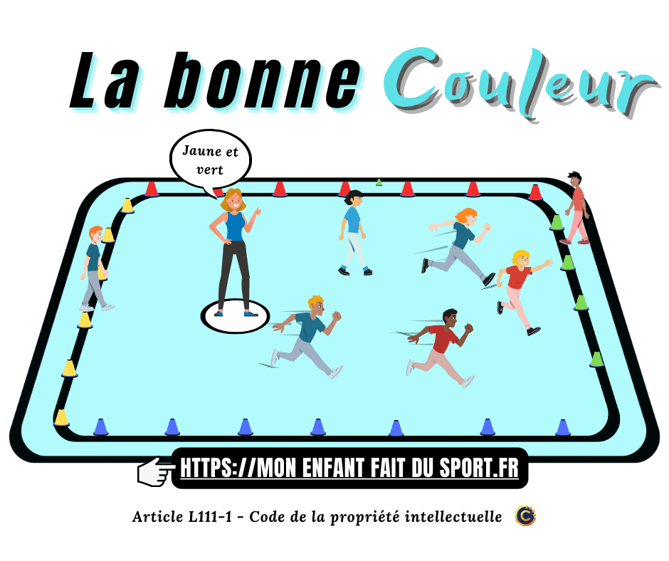 des enfants jouent à un jeu d'échauffement pour augmenter la température corporelle de leur corps