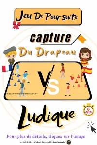 règle du jeu capture du drapeau jeu de poursuite pour enfant