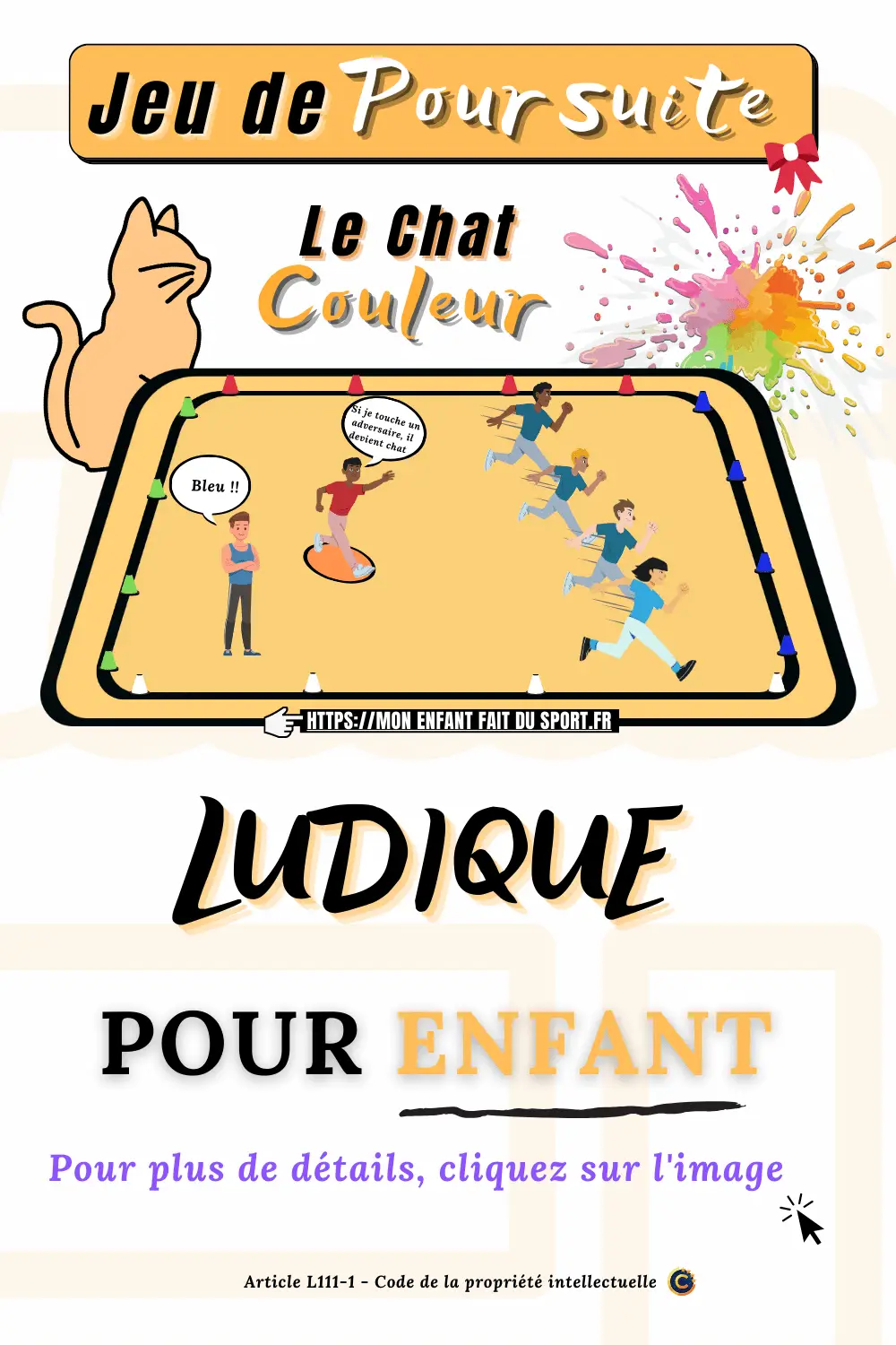 jeux sportifs de poursuite / attrape pour enfant