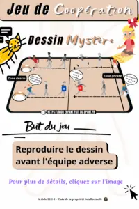 Des enfants font un jeu sportifs de coopération