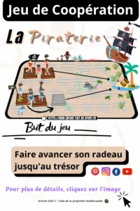 La piraterie - jeu de coopération pour enfants