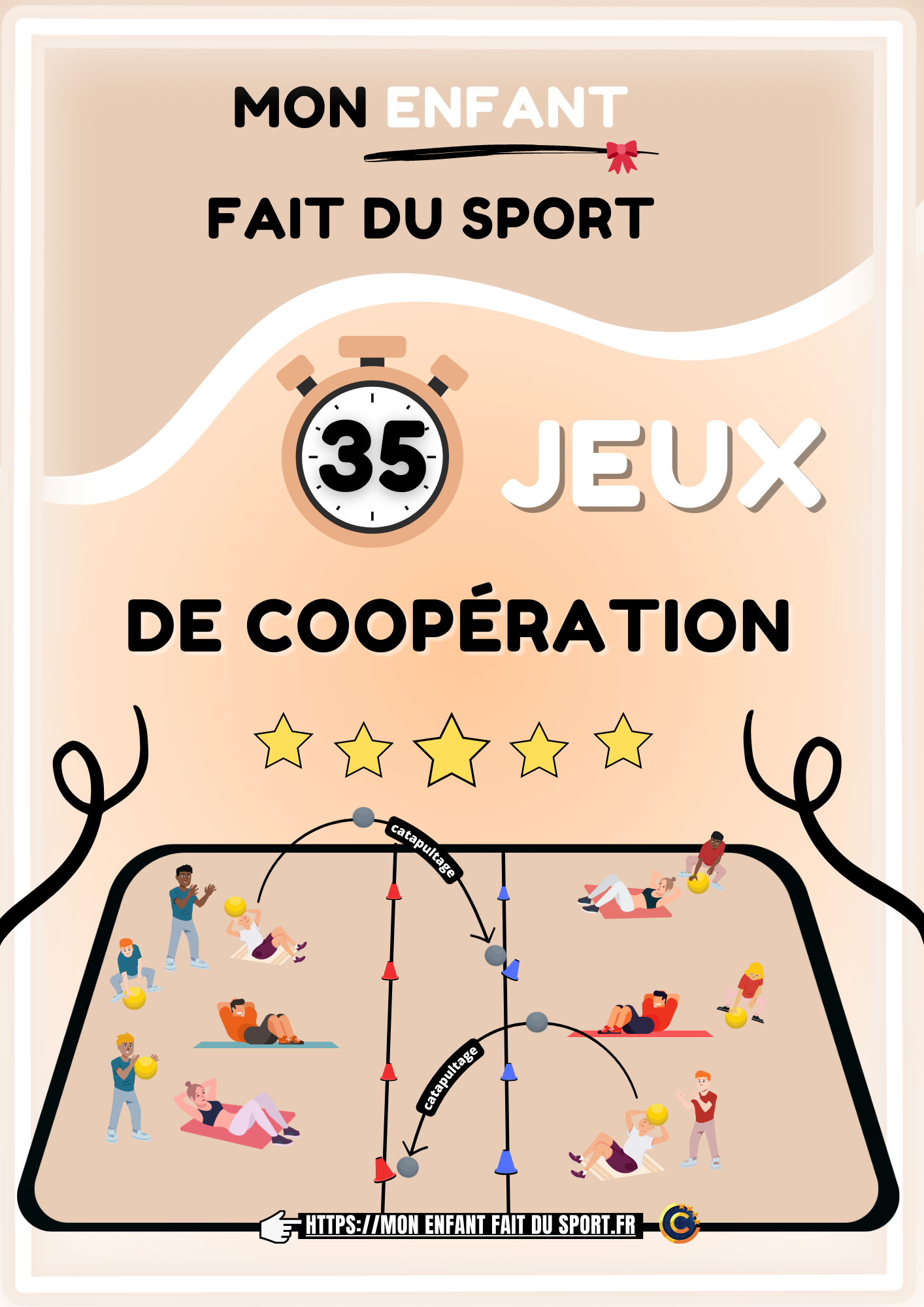 35 jeux de coopérations à télécharger et à imprimer pour enseignants, éducateurs sportifs et animateurs