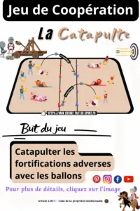 Rules of the CATAPULTE game - cooperative sports game for children