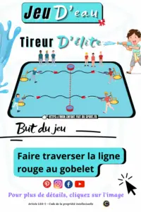 le tireur d'élite est un jeu d'eau pour enfant