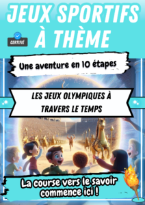 Embarquez dans l&#039;esprit olympique avec cet ebook, offrant une série de jeux sportifs enrichis par une histoire narrative, pour une aventure éducative et amusante.