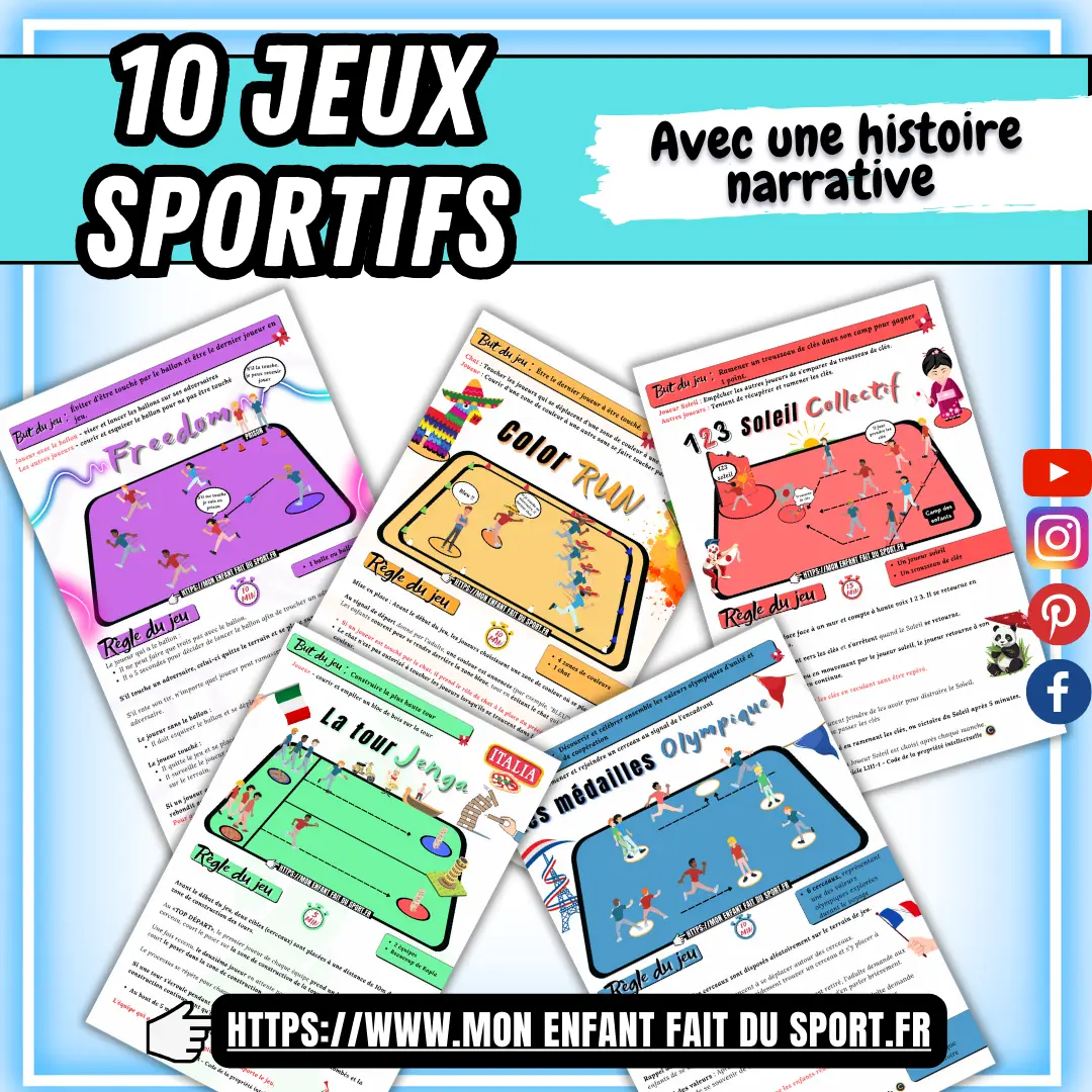 Embarquez dans l&#039;esprit olympique avec cet ebook, offrant une série de jeux sportifs enrichis par une histoire narrative, pour une aventure éducative et amusante.