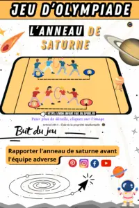 Rapporter l&#039;anneau de saturne avant l&#039;équipe adverse